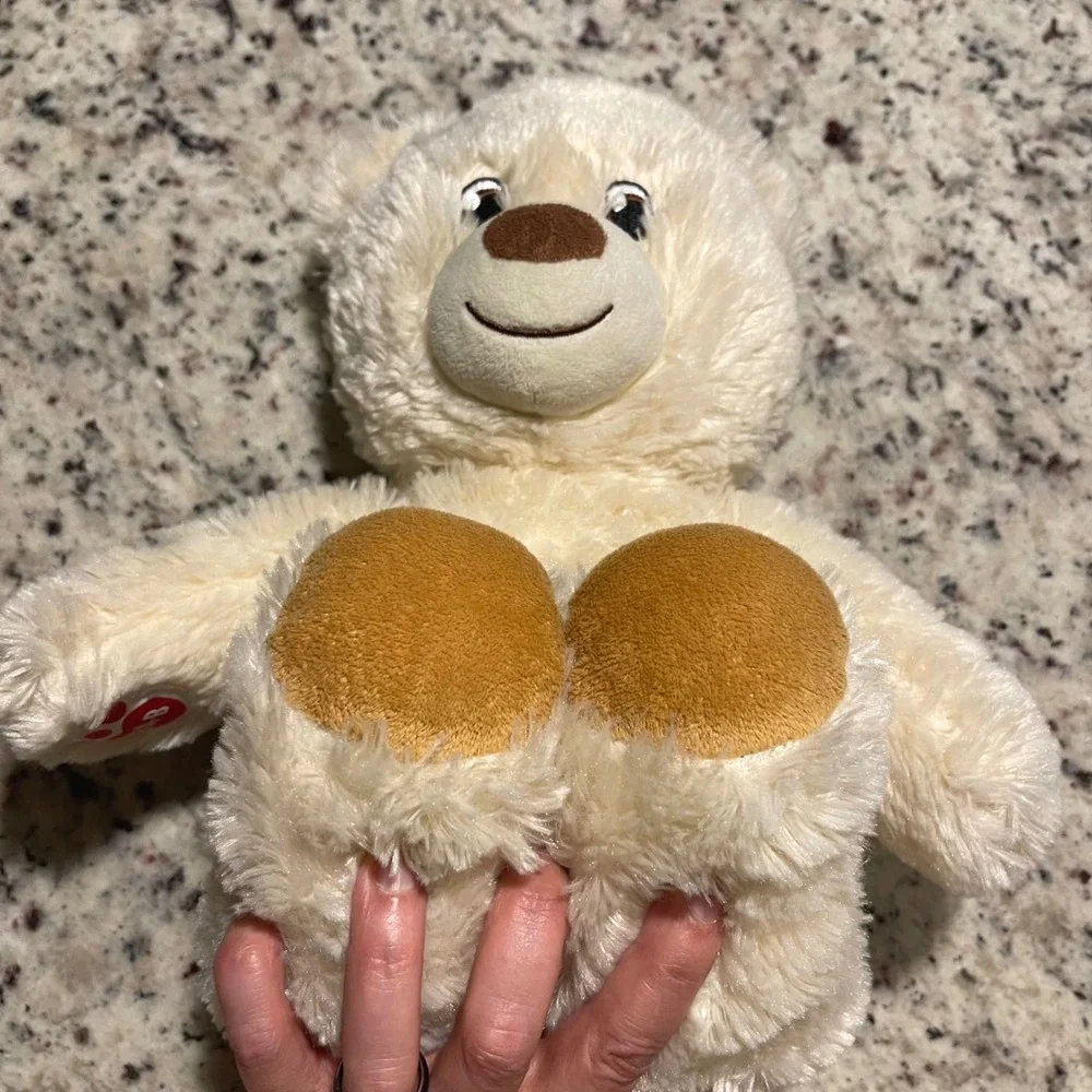 Build a Bear Workshop Cream Teddy Bear Plush‎ Stuffed Animal 